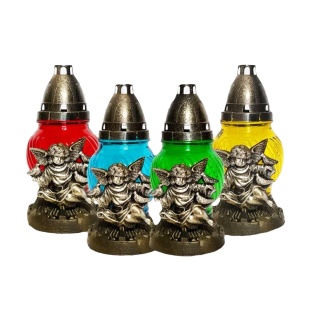 Лампадка, 21 см, 24 часа горения, "Ангел с голубями" - интернет-магазин optom-k.com