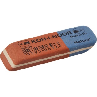 Ластик, прямоугольный, комбинированный, "BlueStar", KOH-I-NOOR - интернет-магазин optom-k.com