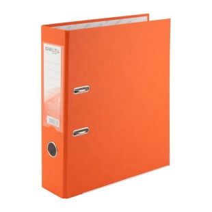 Папка-регистратор, односторонняя, А4, 7,5 см, разобрана, оранжевая, "PP", AXENT - интернет-магазин optom-k.com