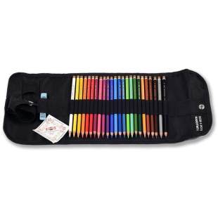 Олівці кольорові, 24 кольори, дерев'яні, у пеналі, "POLYCOLOR", KOH-I-NOOR Олівці кольорові, 24 кольори, дерев'яні, у пеналі, "POLYCOLOR", KOH-I-NOOR - інтернет-магазин optom-k.com