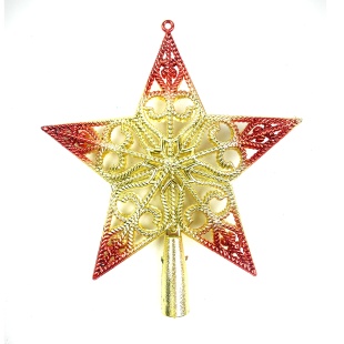 Верхушка на елку, 21 см, "Звезда золотая", Josef Otten - интернет-магазин optom-k.com