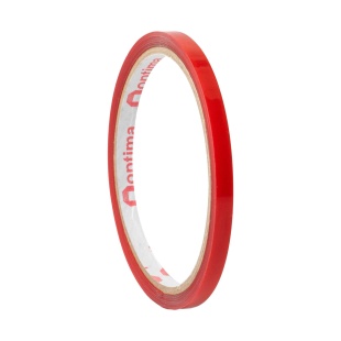 Скотч двухсторонний, 6 мм х 2 м х 0,5 мм, пиноакрилова основа,  - интернет-магазин optom-k.com