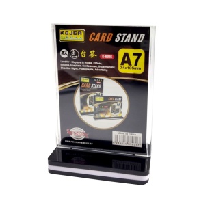 Подставка настольная, А7, для рекламы/меню, вертикальная, KEJEA - интернет-магазин optom-k.com