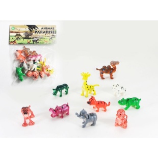 Набор животных, 10 штук, в пакете, 14х3х16 см - интернет-магазин optom-k.com
