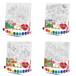 Роспись на холсте, 31х31 см, "Canvas Painting", Danko Toys - интернет-магазин optom-k.com