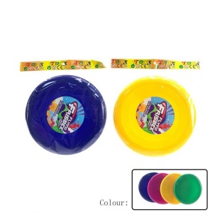 Тарелка летающая, 19 см, цветная, в пакете 20 см - интернет-магазин optom-k.com