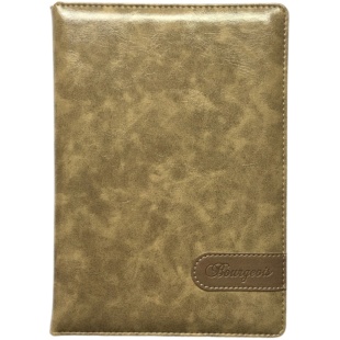 Ежедневник недатированный, А5, 320 страниц, линия, 70 г, кожзам, Мандарин - интернет-магазин optom-k.com