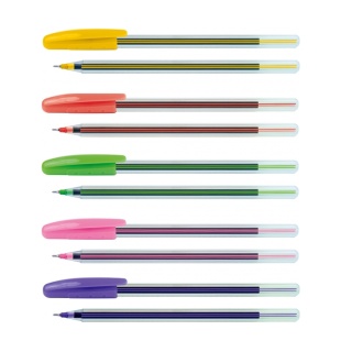 Ручка масляная, 0,7 мм, пластиковый корпус, "Colibri", ECONOMIX - интернет-магазин optom-k.com