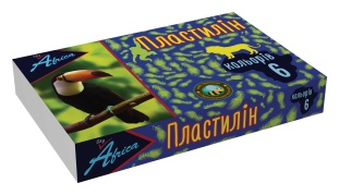 Пластилін, 6 кольорів, 110 г, "Africa" , ECONOMIX - інтернет-магазин optom-k.com