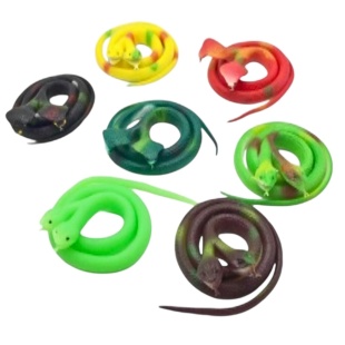 Антистресс, 75 см, цветной, резиновый, "Змея" - интернет-магазин optom-k.com