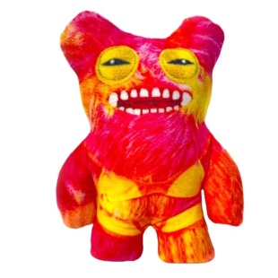 Іграшка м'яка, 18х23 см, "Зубастик рожевий", Копиця - інтернет-магазин optom-k.com