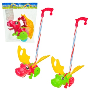 Каталочка, 42х10х18 см, на палочке 40 см, цветная - интернет-магазин optom-k.com