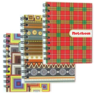 Блокнот, А7, 48 листов, боковая спираль, клетка, мягкая обложка, Мицар - интернет-магазин optom-k.com