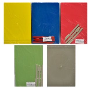 Доска для лепки, 155x235 мм, пластиковая, со стеками, "Люкс", Люкс Колор - интернет-магазин optom-k.com