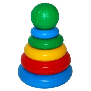 Пирамидка, маленькая, 17 см, Тигрес - интернет-магазин optom-k.com