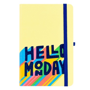 Блокнот прошитий, А5, 110 сторінок, лінія, тверда обкладинка, "MONDAY", OPTIMA - інтернет-магазин optom-k.com