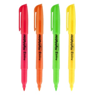 Маркер, 2-4 мм, клиновидный, "Highlighter", AXENT - интернет-магазин optom-k.com