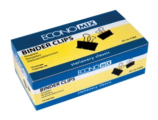 Упаковка биндеров, 19 мм, 12 штук, ECONOMIX - интернет-магазин optom-k.com