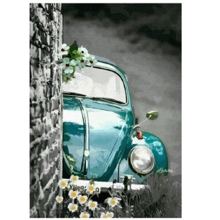 Картина по номерам, 40х50 см, с набором красок и 3 кисточками, "Игра в прятки" - интернет-магазин optom-k.com