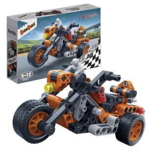 Конструктор, 118 деталей, в коробке 19х14х4 см, "Супер автомобиль. Мотобайк", BanBao - интернет-магазин optom-k.com