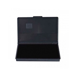 Подушка штемпельная, 70х110 мм, настольная, черный цвет, KORES - интернет-магазин optom-k.com