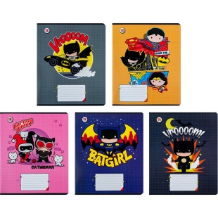 Тетрадь, 12 листов, линия, гибридный лак + УФ лак, "DC", KITE тетради и альбомы - интернет-магазин optom-k.com