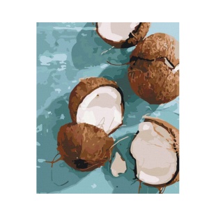 Картина по номерам, 40х50 см, с набором красок и 3 кисточками, "Уникальный орех" - интернет-магазин optom-k.com