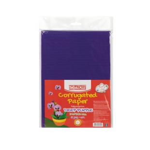 Гофрокартон, А4, 160±10 г/м2, пурпурный цвет, MAXI - интернет-магазин optom-k.com
