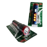 Фонарик, 4x13 см, пластиковый, на аккумуляторе, USB - интернет-магазин optom-k.com