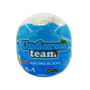Конструктор, 26-30 деталей, в капсуле 6.2 х 7 см, "Морские обитатели", MINDBOX - интернет-магазин optom-k.com