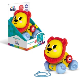 Каталочка, 12,8х14,8х10,8 см, цветная, в коробке 14,8х22,4х12,5 см "Лев" Kids Hits - интернет-магазин optom-k.com