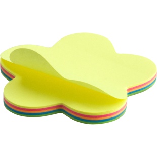 Блок бумаги с клейким слоем, 70х70 мм, 50 листов, "Цветок", AXENT - интернет-магазин optom-k.com