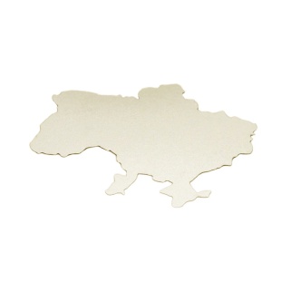 Наліпка-термо, 7х10 см, світловідбиваюча, "Карта України" - інтернет-магазин optom-k.com