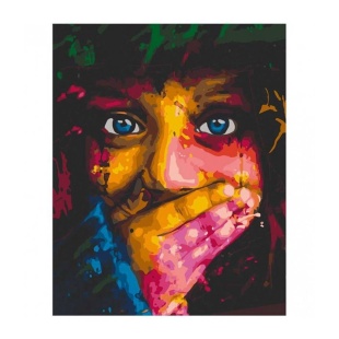 Картина по номерам, 40х50 см, с набором красок и 3 кисточками, "Цвет тишины" - интернет-магазин optom-k.com