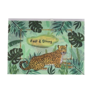 Папка на молнии zip-lock, А4, 170 мкм, 32,6х23,2 см, "Wild" - интернет-магазин optom-k.com