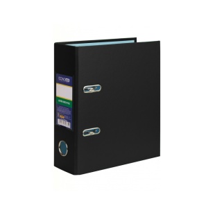 Папка-регистратор, А5, 70 мм, черный цвет, ECONOMIX - интернет-магазин optom-k.com