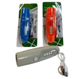 Фонарик, 3x11 см, пластиковый, USB, цветной, на планшете 7x16 см - интернет-магазин optom-k.com