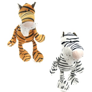 Тигр мягкий, 26 см, на присоске - интернет-магазин optom-k.com
