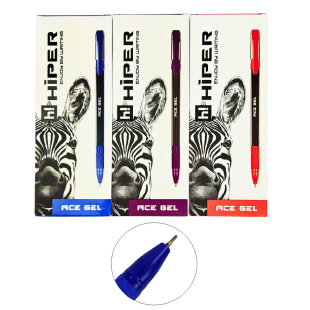 Ручка гелевая, 0,6 мм, "Ace Gel", Hiper - интернет-магазин optom-k.com