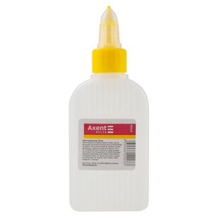 Клей канцелярский, 100 мл, с колпачком-дозатором, AXENT - интернет-магазин optom-k.com
