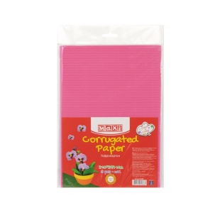 Гофрокартон, А4, 160±10 г/м2, розовый цвет, MAXI - интернет-магазин optom-k.com