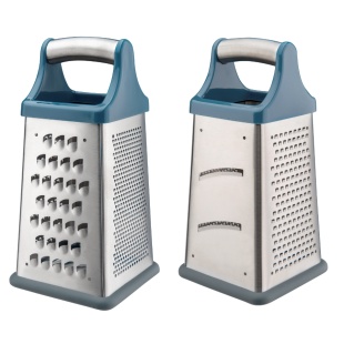 Терка 4-сторонняя, 20 см, нержавеющая сталь, пластиковый держатель, широкая, "Rasch", RINGEL - интернет-магазин optom-k.com