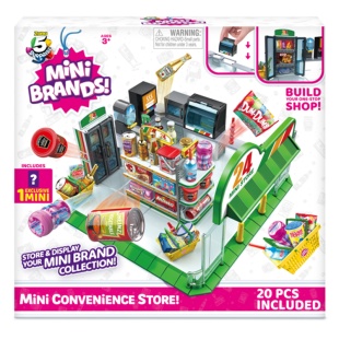 Игровой набор, 20 деталей, пластик, "Supermarket Магазин біля дому", ZURU MINI BRANDS - интернет-магазин optom-k.com