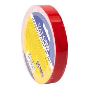 Скотч двухсторонний, 18 мм х 2 м х 1 мм, пенная основа, "Foam",  - интернет-магазин optom-k.com