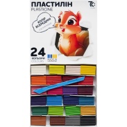 Пластилин детский, 24 цвета, по 8 грамм, "7С", ГАММА'UA - интернет-магазин optom-k.com