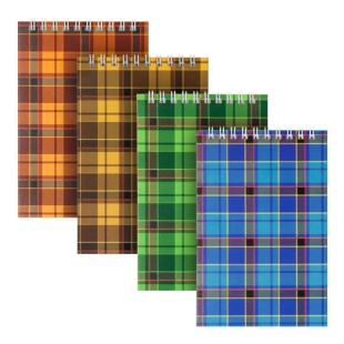 Блокнот, А6, 48 листов, верхняя спираль, клеточка, мягкая обложка, AXENT - интернет-магазин optom-k.com