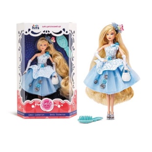 Кукла, 29 см, с аксессуарами, в коробке 23х34,5х6,2 см, "Emily Romantic" - интернет-магазин optom-k.com