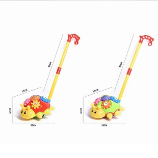 Каталочка, 11х18х20 см, на палке 40 см, цветная, в пакете 13х22х22 см - интернет-магазин optom-k.com