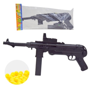 Автомат, 45х18 см, с пулями, в пакете 42х17х6 см - интернет-магазин optom-k.com