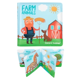 Книжечка м'яка, 13х13 см, з пищалкою, "FARM ANIMALS", Tigres - інтернет-магазин optom-k.com